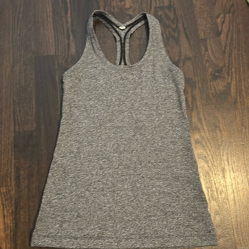 Lululemon Heather gray tank top size either four or six